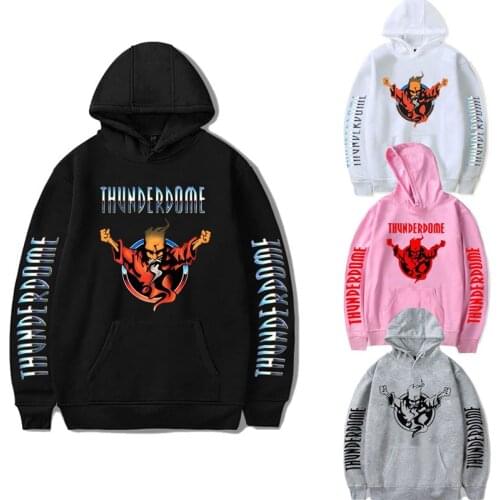 Men women Autumn Coat Thunderdome Hoodie Unisex Pullover boys Thunder Dome Sweatshirts Long Sleeve Cotton Tops Outerwear Male