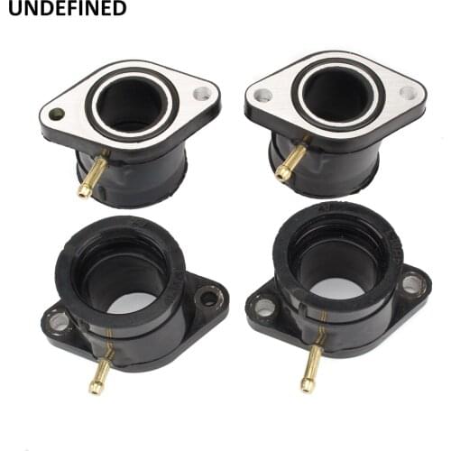 4Pcs Motorcycle Carburetor Interface Intake Outlet For Yamaha XJR400 XJR 400 1993 1994 1995 1996 1997 1998 1999 2000