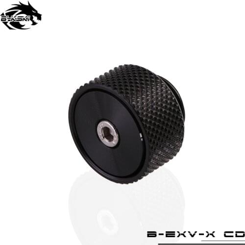 BYKSKI G1/4'' Release Air Plug / Manual exhaust valve air evacuation valve Sealing Lock for water cooling system