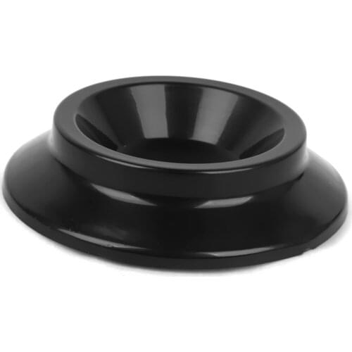 1 Pack 4 in 1 Pianos Caster Cups Mat Pad Plastic Floor Ground Protection, Black