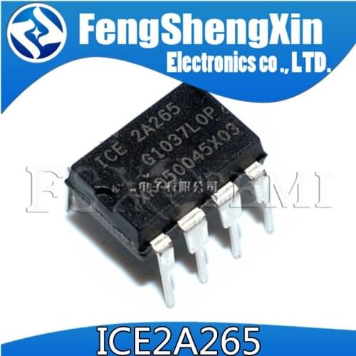 10pcs ICE2A265 ICE2A265Z DIP-8 Off-Line SMPS Current Mode Controller ic