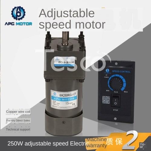 250W 220V AC Gear Speed Regulating Motor/Motor Retarding Device Constant Speed 6ik250rgn-cf 380v Motor