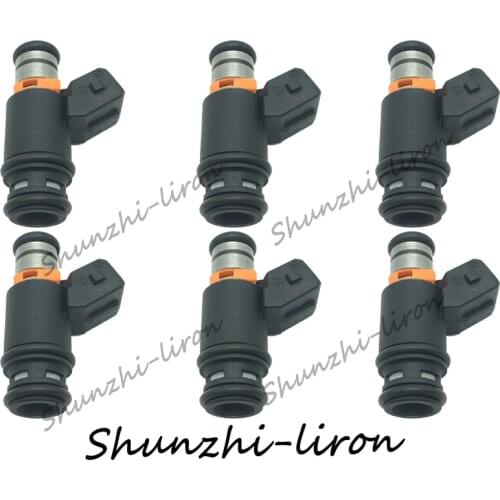 6PCS Fuel Injector FOR Golf & J-etta 99-02 EuroVAN 97 99-00 V-W J-ETTA 021906031D FJ573 M739 4J1612 IWP-022 IWP022