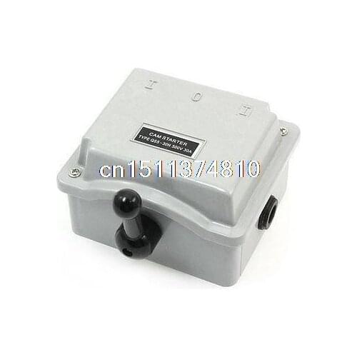AC500V 30A 3 Phase Manual Forward Reverse Cam Starter Combination Switch