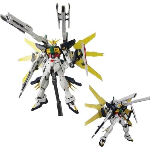 Gundam Anime Figure MG 1/100 After War Gundam X GX-9901-DX Double X DX GUNDAM Assembly Model Action Figures Toys for Children