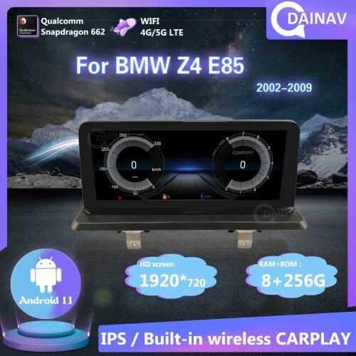 CarPlay 256GB 2 Din Android 11 Car Stereo Video Player For BMW Z4 E85 2002-2009 NBT System Car Radio Autoradio Head Unit GPS nav