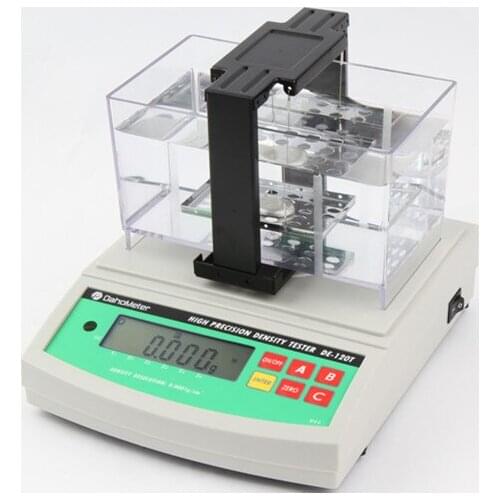 DE-120M Leading Factory High Precision Digital Densimeter , Automatic Density Meter for Alloy , Metal , Glass FREE SHIPPING