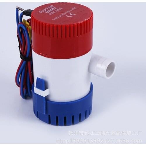 Bilge Pump 350 500 750 1100GPH DC 12V 24V Electric Water Pump For Aquario Submersible Seaplane Motor Homes Houseboat Boats