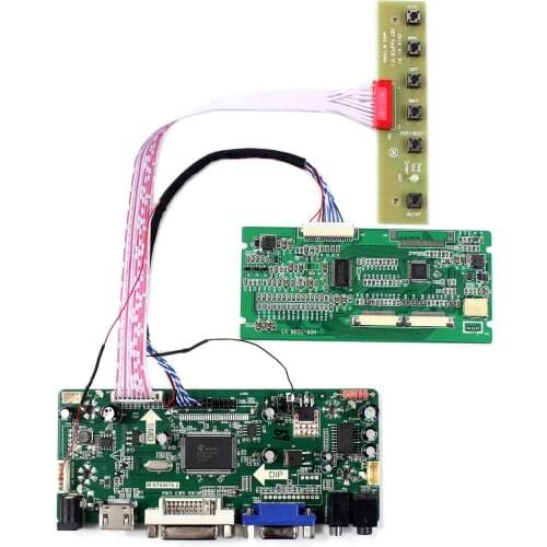 HD MI+DVI+VGA+Audio controller board+Tcon board work for 8inch AT080TN42 800*600 Lcd screen