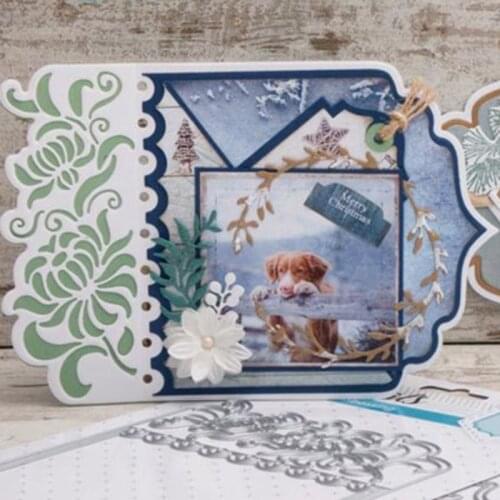 Page Lace Frame Craft Dies Cut Diy Handmade Mold Paper Metal Craft Dies for Card Making Cut Dies 2021 Embossing New