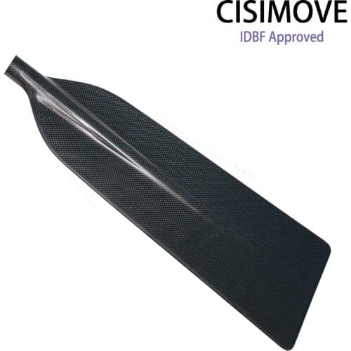 IDBF approved big dihedral full carbon fixed one piece dragon boat paddle with paddle bag