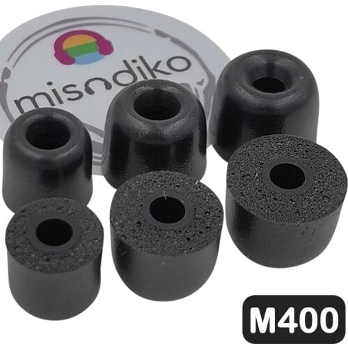 Misodiko M410S Memory Foam Earbuds Tips Eartips for Sennheiser Momentum In Ear, CX 3.00/ Denon AH-W150/ B&O Beoplay H3 H5 E4 E6