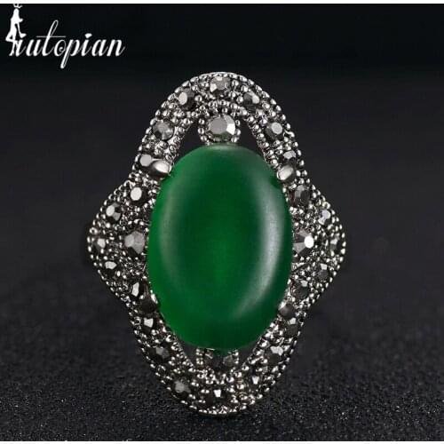 Iutopian Brand New Arrival Vintage ring Jewelry Antique Ring with Anti Allergy for Women gift #M4832