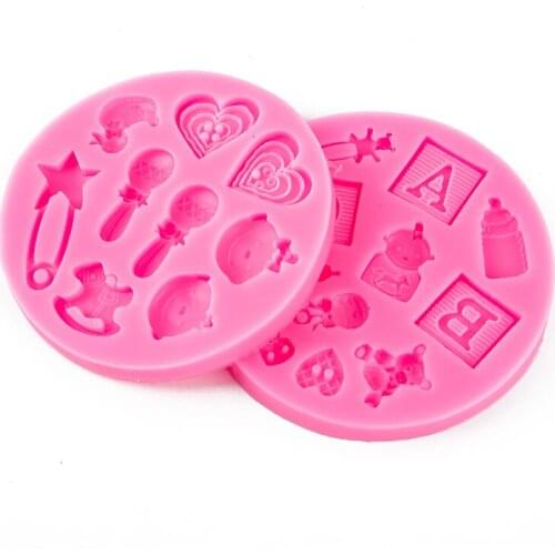Creative New Cake Mold Baby Foot Silicone Mold Chocolate Fondant Cake Decorating Baking Tool Bakeware DIY Craft Handmade Supply