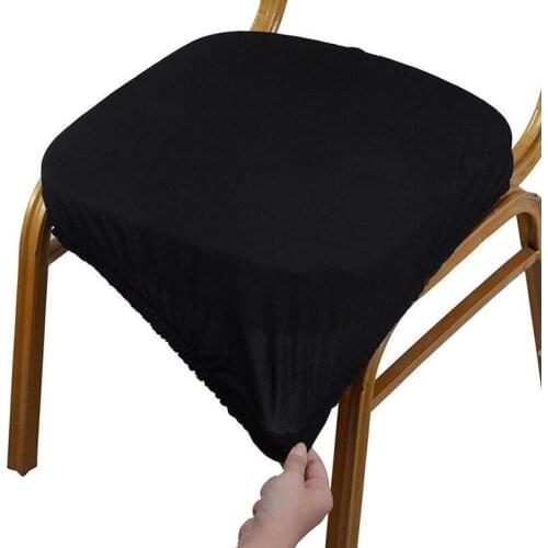 1 Pcs Removable Chair Slipcover Stretch Chair Seat Cover Spandex Simple Style Home Decor Kitchen