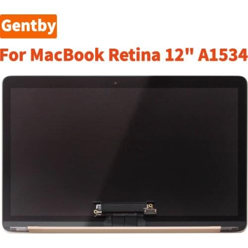 New Golden A1534 For Macbook Retina 12 “ A1534 2015 2016 2017 Year EMC 2746 2991 3099 LCD Screen Display Complete Assembly
