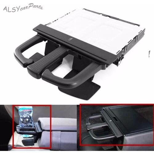 YMM Rear Seat Armrest Cup Holder Drinks Holders 8P0 885 995 B For VW Jetta Golf 5 Passat B6 CC AUDI A3 A4 Q5 Q7 8P0 885 995 A