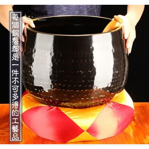 Shaolin temple multiplier Buddhist monks copper bowl zen Buddhism monk lay musical instrument