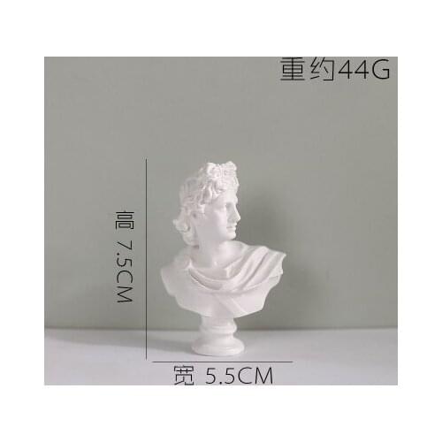 NORDIC VINTAGE WINE CABINET MINI SKETCH VENUS DAVID PLASTER SCULPTURE CREATIVE AMERICAN HOUSEHOLD DECORATION SMA CULPTURE STATUE