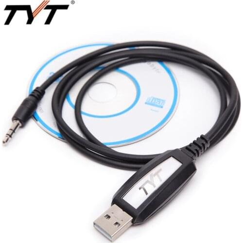 TYT USB Programming Cable With Software Disk For Mobile CB Two Way Radio TYT TH-9000 TH-9000D UHF/ VHF