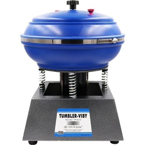 10" Vibratory Tumbler Polishing Machine Vibrating Rock Drum Polisher Tumbler For Jewelry Tools and Equipment