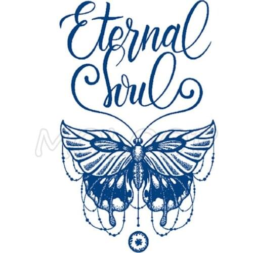 Juice Tattoo Sticker Butterfly Waterproof Temporary Makeup Fake Tattoos for Woman Men New Style Lasting To 5 -15 Days