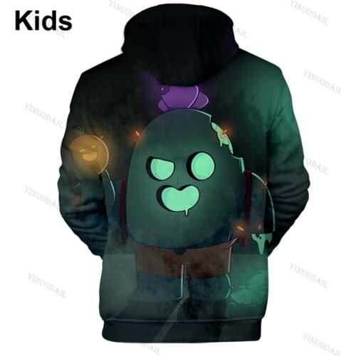 Shooting Game PRIMO 3D Hoodie Boys Girls Browlings Star Cartoon Top Teen Clothes Spike Wanted 6 To 19 Years Kids Leon Sweatshirt