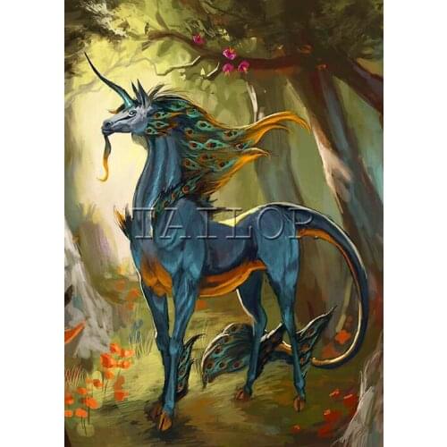 5d diamond painting flower deer complet embroidery Cross stitch dirll drawing full square mosaic cuadros landscape horse unicorn