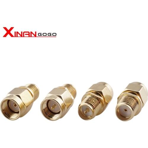 1PCS SMA Male to SMA Female Adapter RF Coax RP SMA Male to Female FCoupling Nut barrel Connector Converter For WIFI 4G Antenna