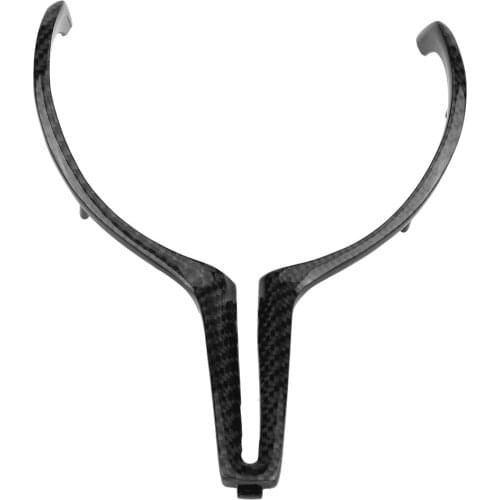 Car Carbon Fiber Steering Wheel Trim For BMW M2 F87 M3 F80 M4 F82 M5 F10 M6 F06 X5M X6M T-Replacement Lining