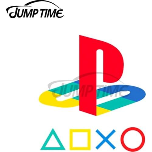 JumpTime 13 x6cm For PlayStation Legacy Personality Vinyl Car Sticker Air Conditioner Motorcycle Waterproof VAN Decoration Decal