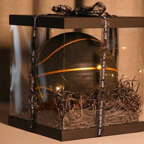 1 Set Basketball Display Case Protective Ornamental Widely Applied UV Protection Basketball Showcase Box for Basketball