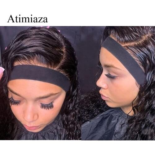 Elastic Headband With AdjustVelcro Wig Band For Fixed Lace Wigs Edge Grip Band Wig Band Melt Band Headband Edge Slayer Band