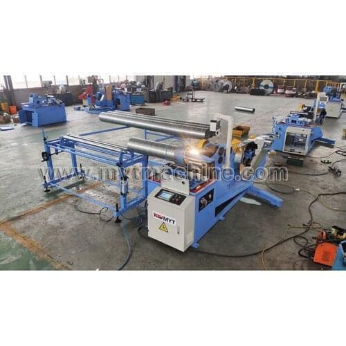 Hvac Galvanized Strip Sheet Spiral Ducting Equipment Making Forming Machine