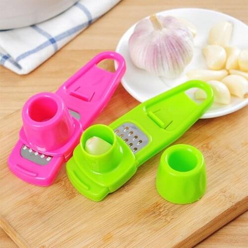 Garlic Press Slicer Grinding Multifunctional Ginger Garlic Slicing Machine Cooking Tool Tableware Kitchen Accessories 10