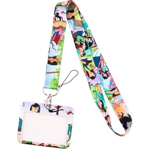 JF648 New Fashion Movie Women Neck Strap Lanyards Keychain Holder ID Card Passport Hanging Rope Lariat Lanyard Gifts