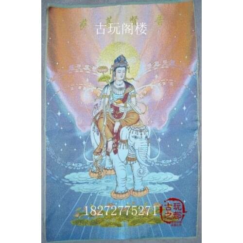 Chinese Boutique collection Thangka embroidery Goddess of mercy diagram
