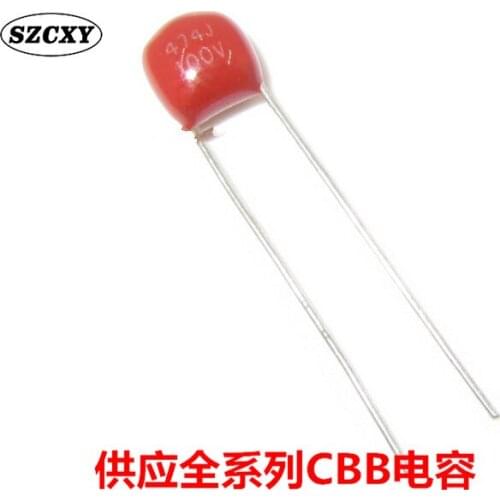 CBB capacitance 100V474J 0.47UF 470NF 5MM Thin film capacitor