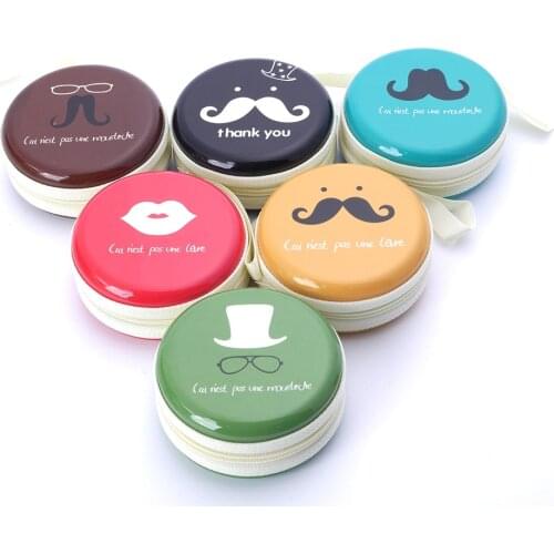 6 style Mini Zipper Hard mini Earphone Bag Headphone Box Bag SD Hold Case Earbud Card Carrying Hard Pouch Storage Case