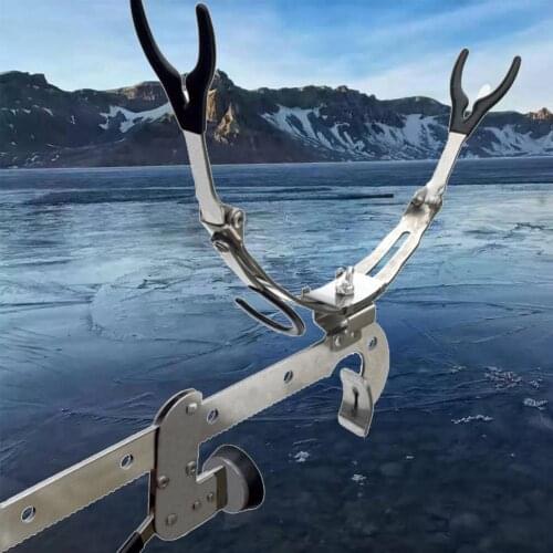 Multifunctional Fishing Bracket Bridge Kayak Boat Rod Support Adjustable Folding Fishing Pole Holder Bracket Fishing Accessories