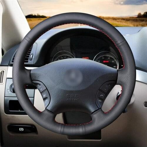 DIY Anti-Slip Wear-Resistant Steering Wheel Cover For Mercedes-Benz W639 Viano 2006-2011 Vito 2010-2015 Car Interior Decoration