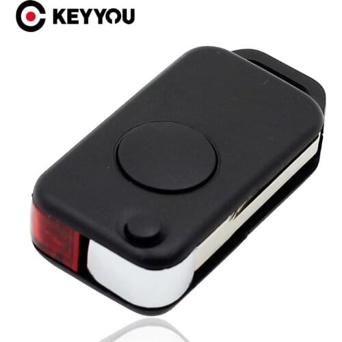 NEW Replacement Flip 1 Button Remote Key Shell Case Fob For Benz Mercedes 1984-2004 Free shipping