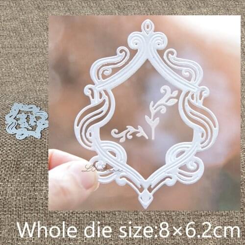 New Design Craft Metal stencil mold Cutting Dies lace frame decoration scrapbook die cuts Album Paper Card Craft Embossing
