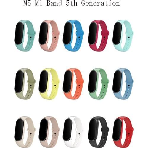 Suitable For Mi Band 5 Silicone Bracelet Strap NFC Smart Bracelet Replacement Wristband