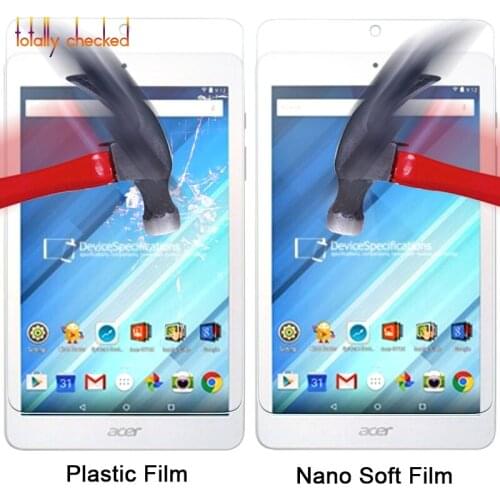 For Acer Iconia One 8 B1 850 8.0" TAB Anti-shatter screen protector films Top quality Explosion-proof Nano soft film
