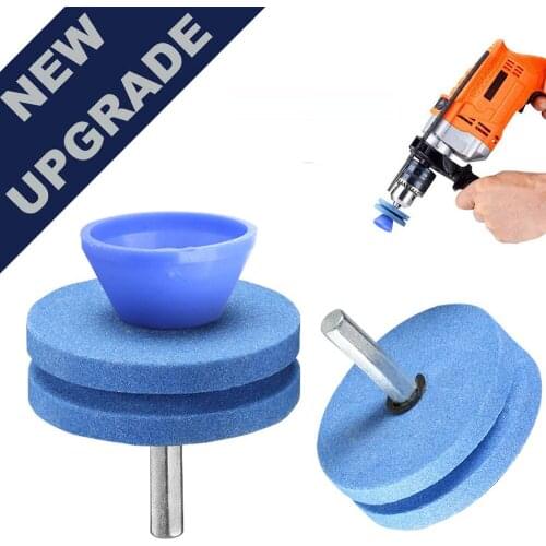 Garden Lawn Mower Sharpener Fastest Lawnmower Blade Sharpener Universal Grinding Rotary Drill Cutter Lawn Mower Blade Tools