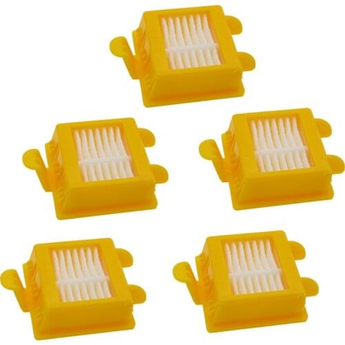 5pcs/lot Vacuum cleaner parts Hepa Filter Replacement Tool Kit Fit for iRobot Roomba 760 770 780 790 Robotic VCX28 T15 0.5