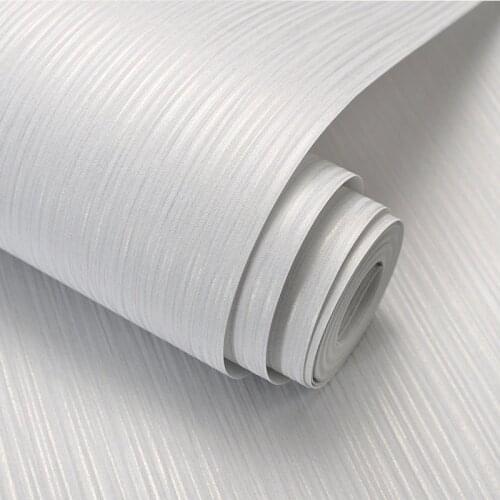 Beibehang Modern minimalist plain non-woven living room TV backdrop wallpaper pinstripe gray office decoration 3d wallpaper roll