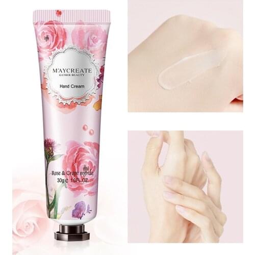 Moisturizing Hand Cream Plant Extract Fragrance Hand Massage Lotion Repair Anti-Cracking Whitening Nourishing Hand Care