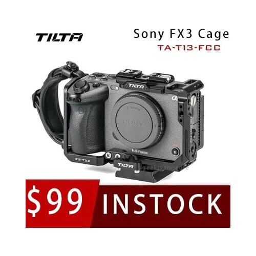 INSTOCK Tilta Sony fx3 camera cage body surround tactical suit light weight anti scratch TA-T13-FCC-B TA-T13-FCC-G